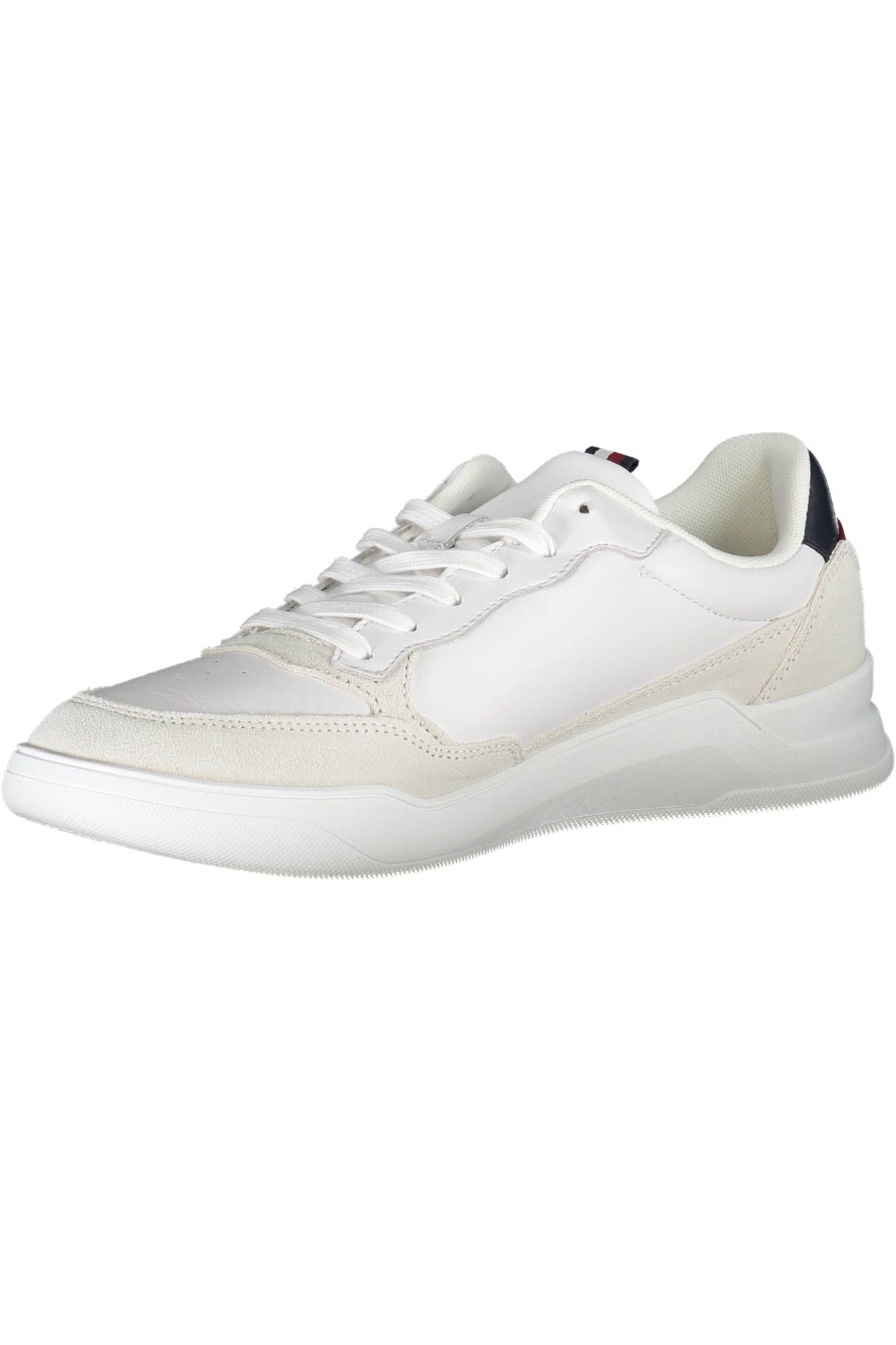 White Polyester Sneaker