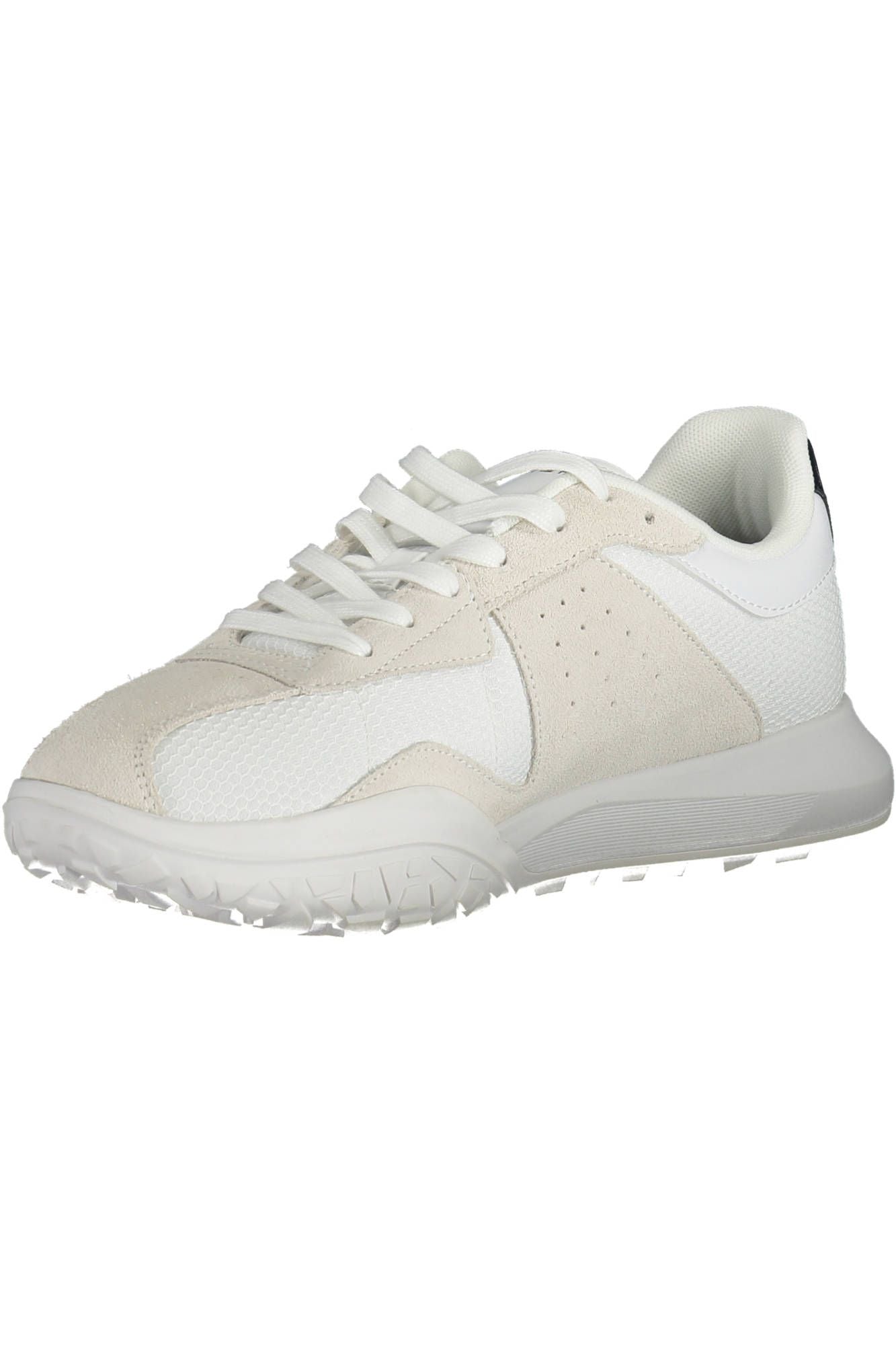 White Polyester Sneaker