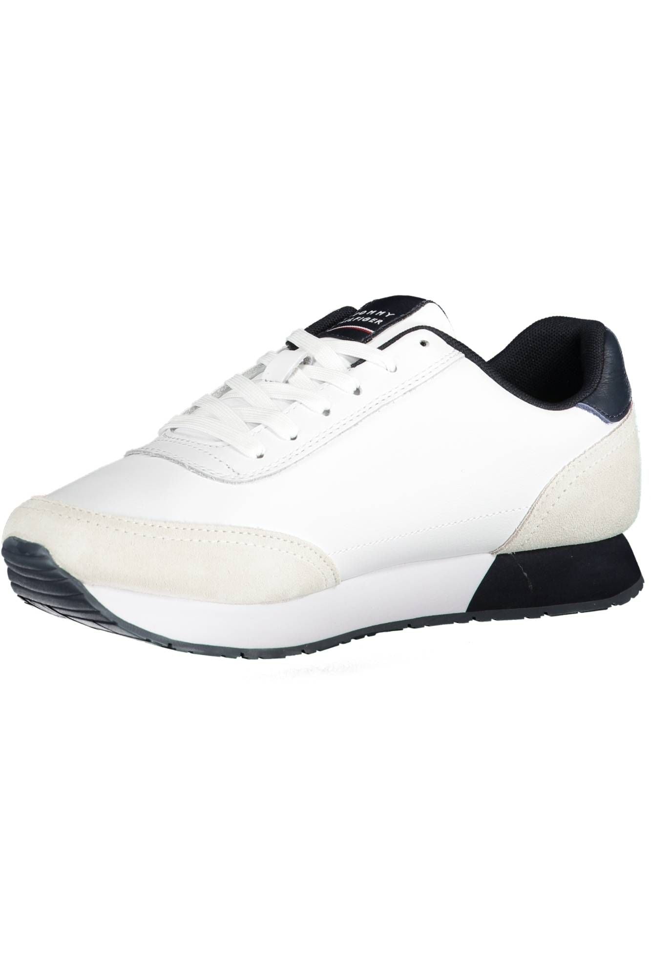 White Polyester Sneaker