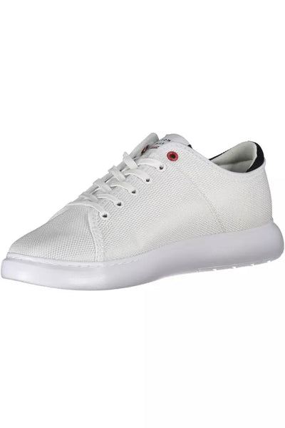 White Polyester Sneaker