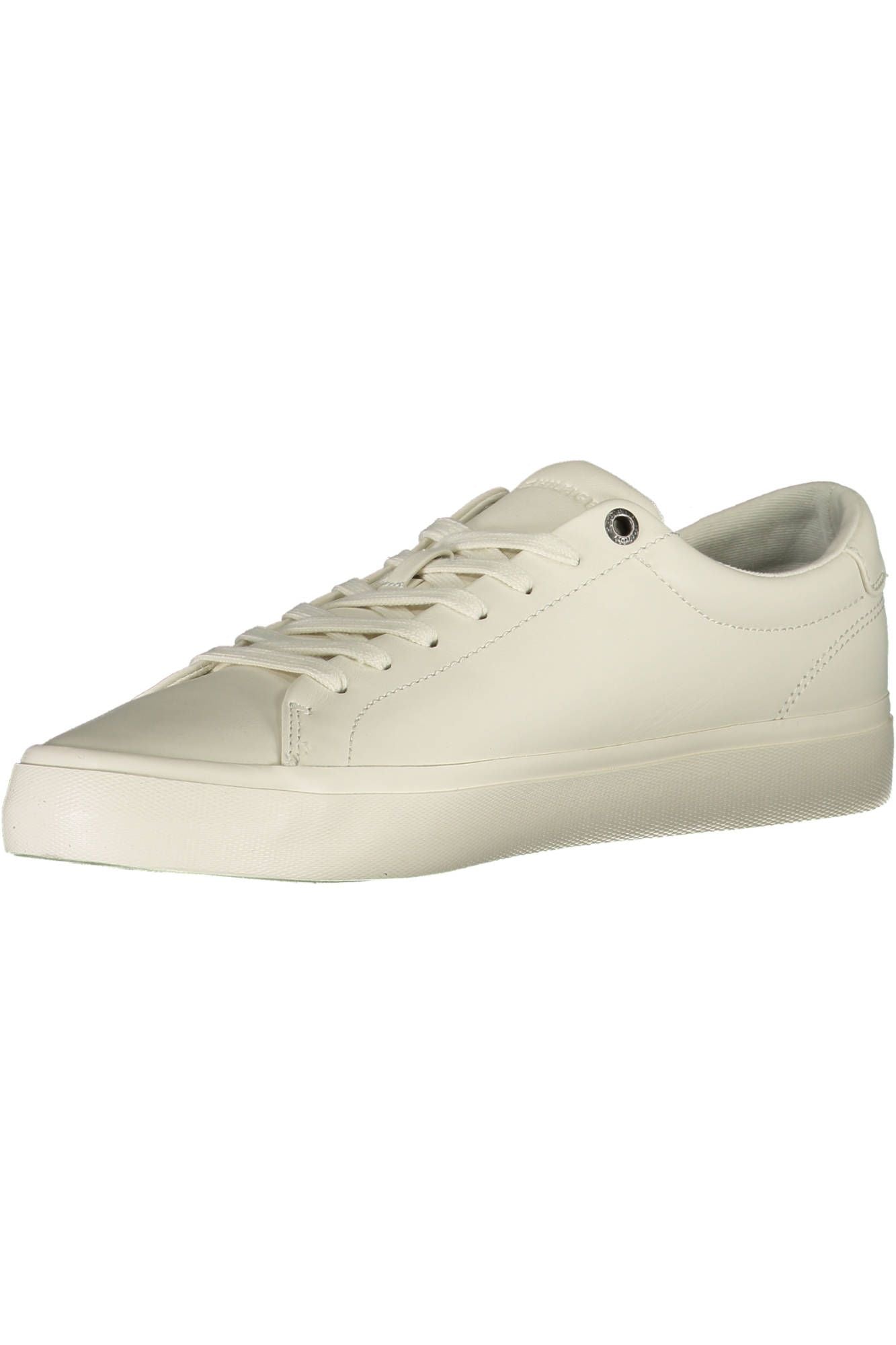 White Polyester Sneaker