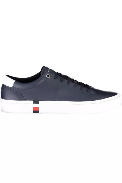 Blue Polyester Sneaker