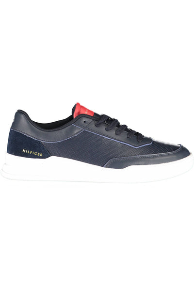 Blue Polyester Sneaker