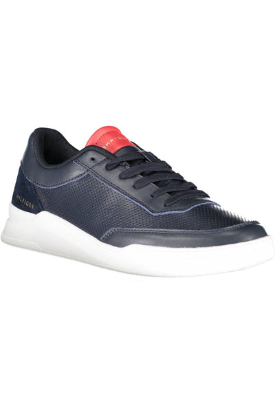 Blue Polyester Sneaker