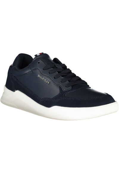 Blue Polyester Sneaker