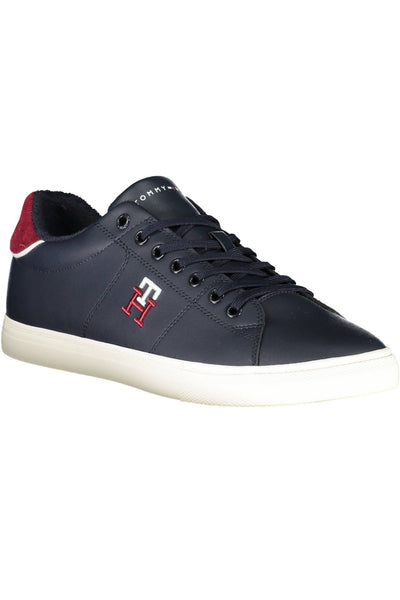 Blue Polyester Sneaker