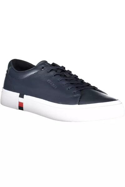 Blue Polyester Sneaker