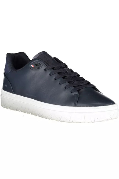 Blue Polyester Sneaker