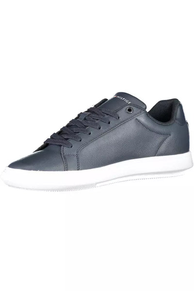 Blue Polyester Sneaker