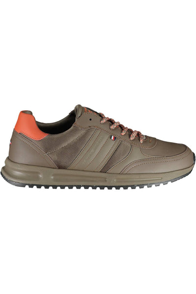 Brown Synthetic Sneaker