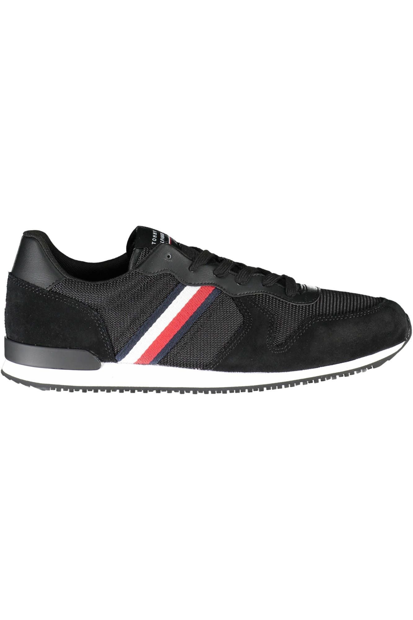 Black Polyester Sneaker