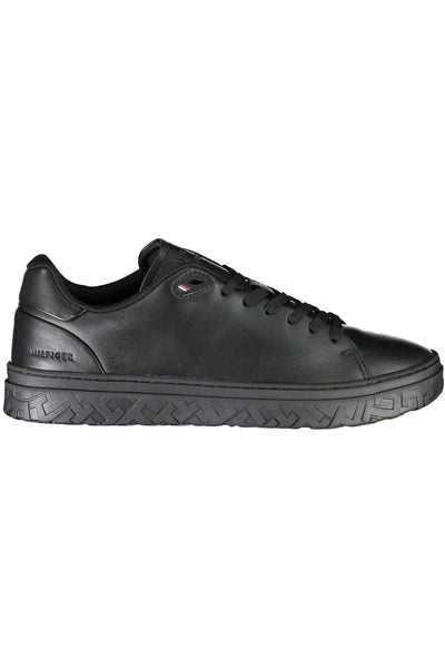 Black Polyester Sneaker