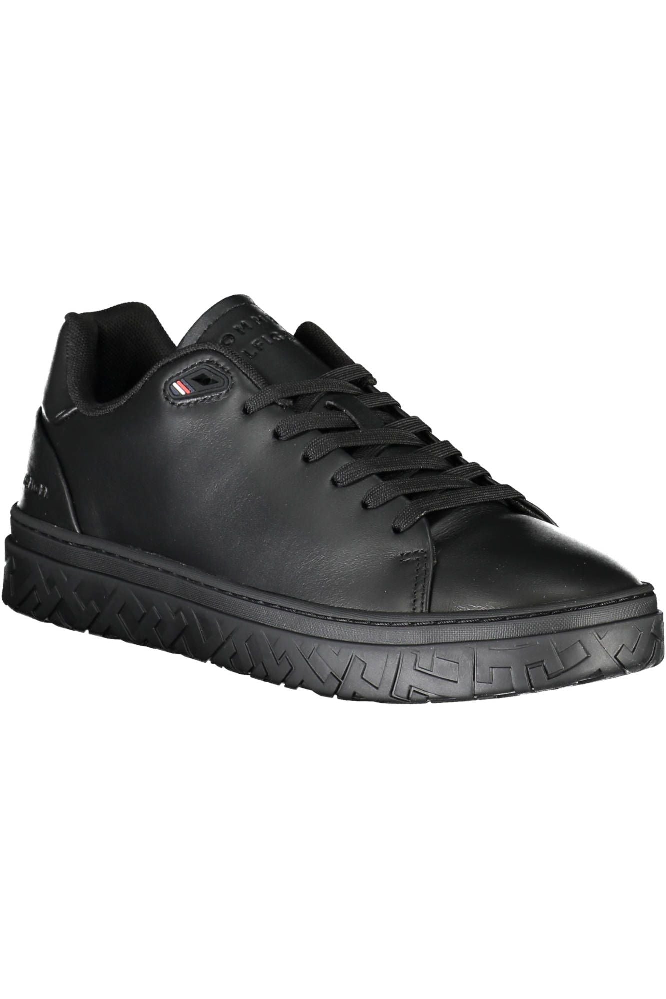 Black Polyester Sneaker