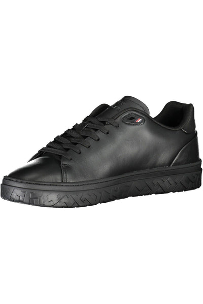 Black Polyester Sneaker