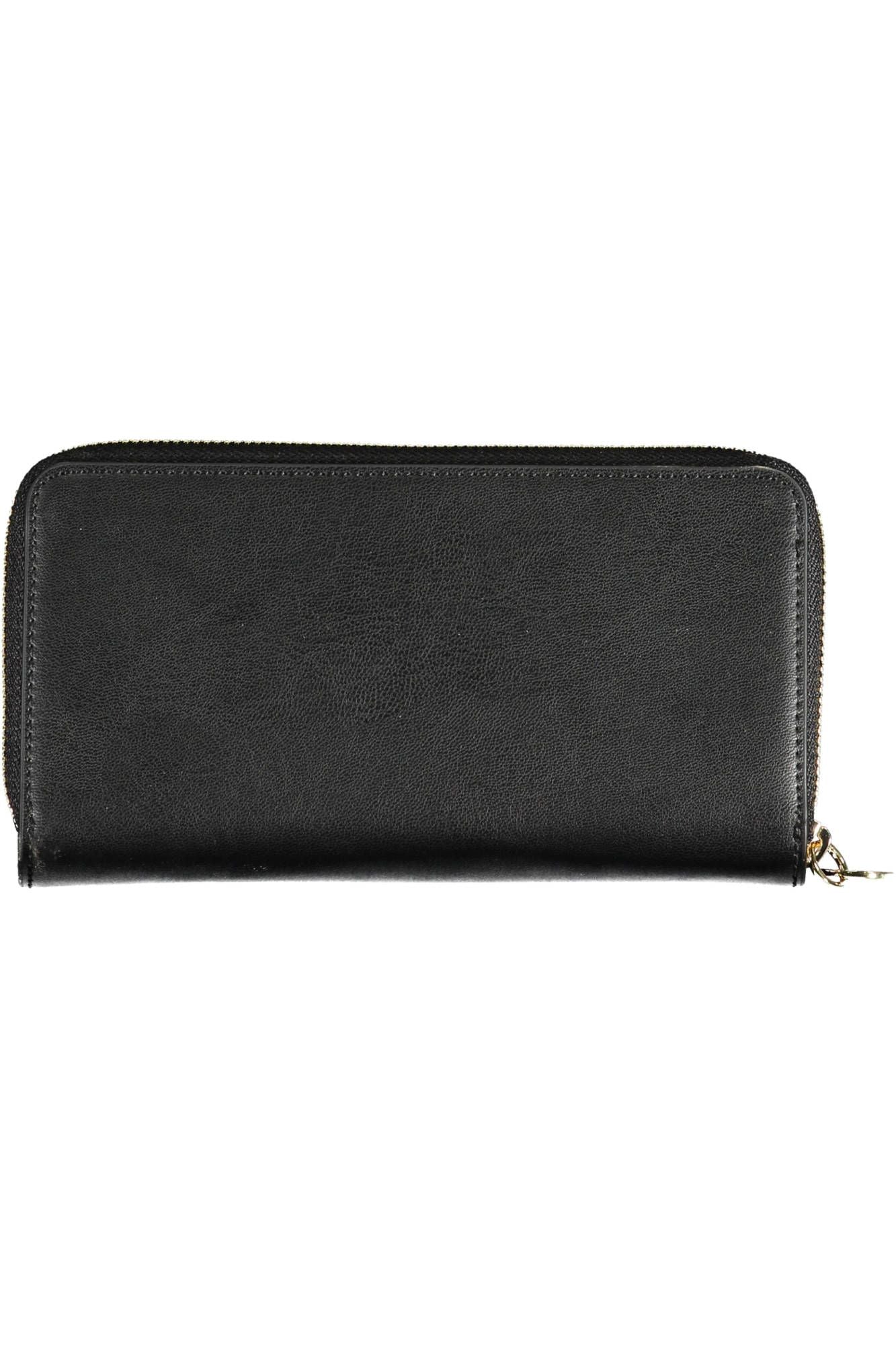 Black Polyurethane Wallet