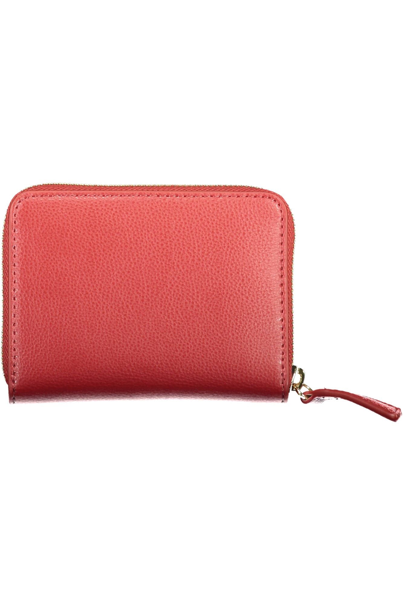 Red Polyester Wallet