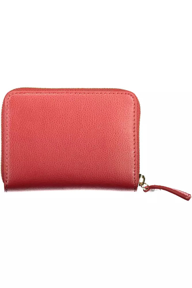 Red Polyester Wallet