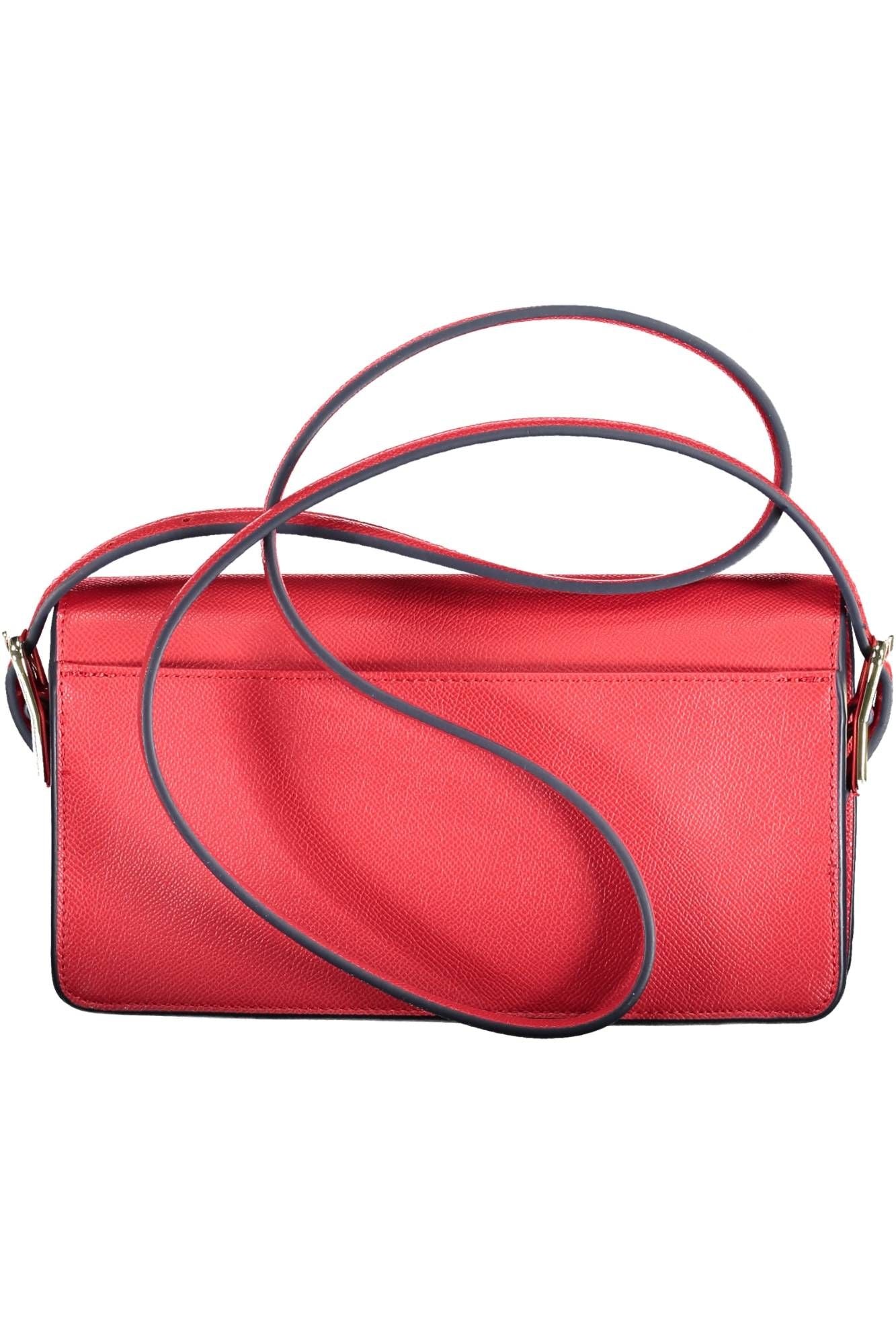 Red Polyurethane Handbag