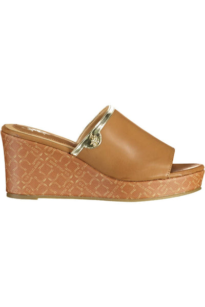 Brown Eco Leather Sandal