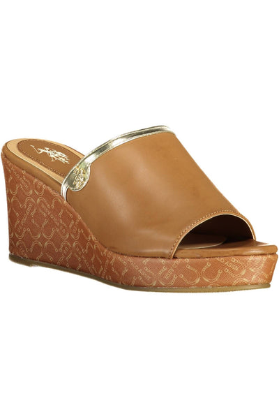 Brown Eco Leather Sandal