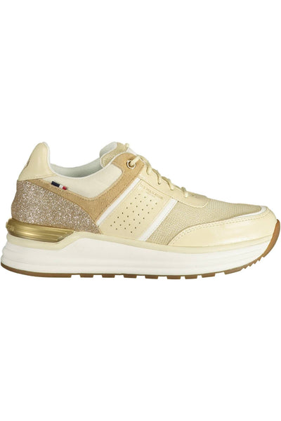 Beige Polyester Sneaker