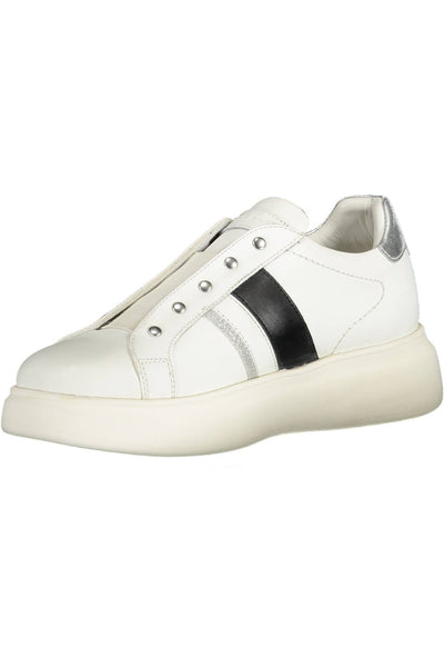 White Leather Sneaker