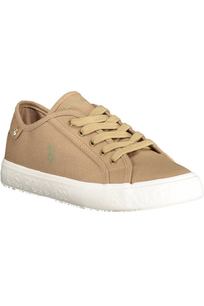 Brown Polyester Sneaker