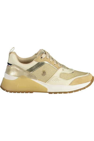 Gold Polyester Sneaker