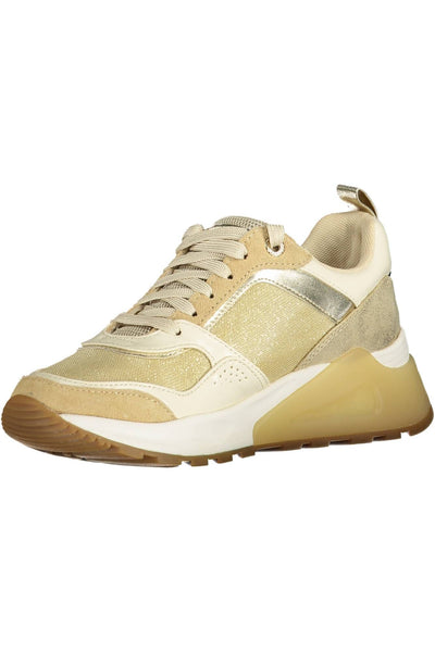 Gold Polyester Sneaker