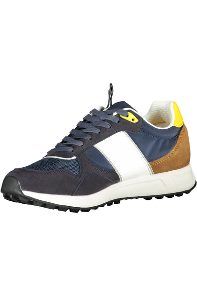 Blue Polyester Sneaker