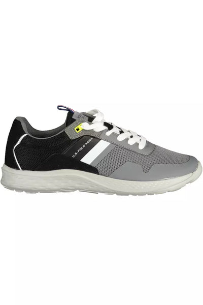 Gray Polyester Sneaker