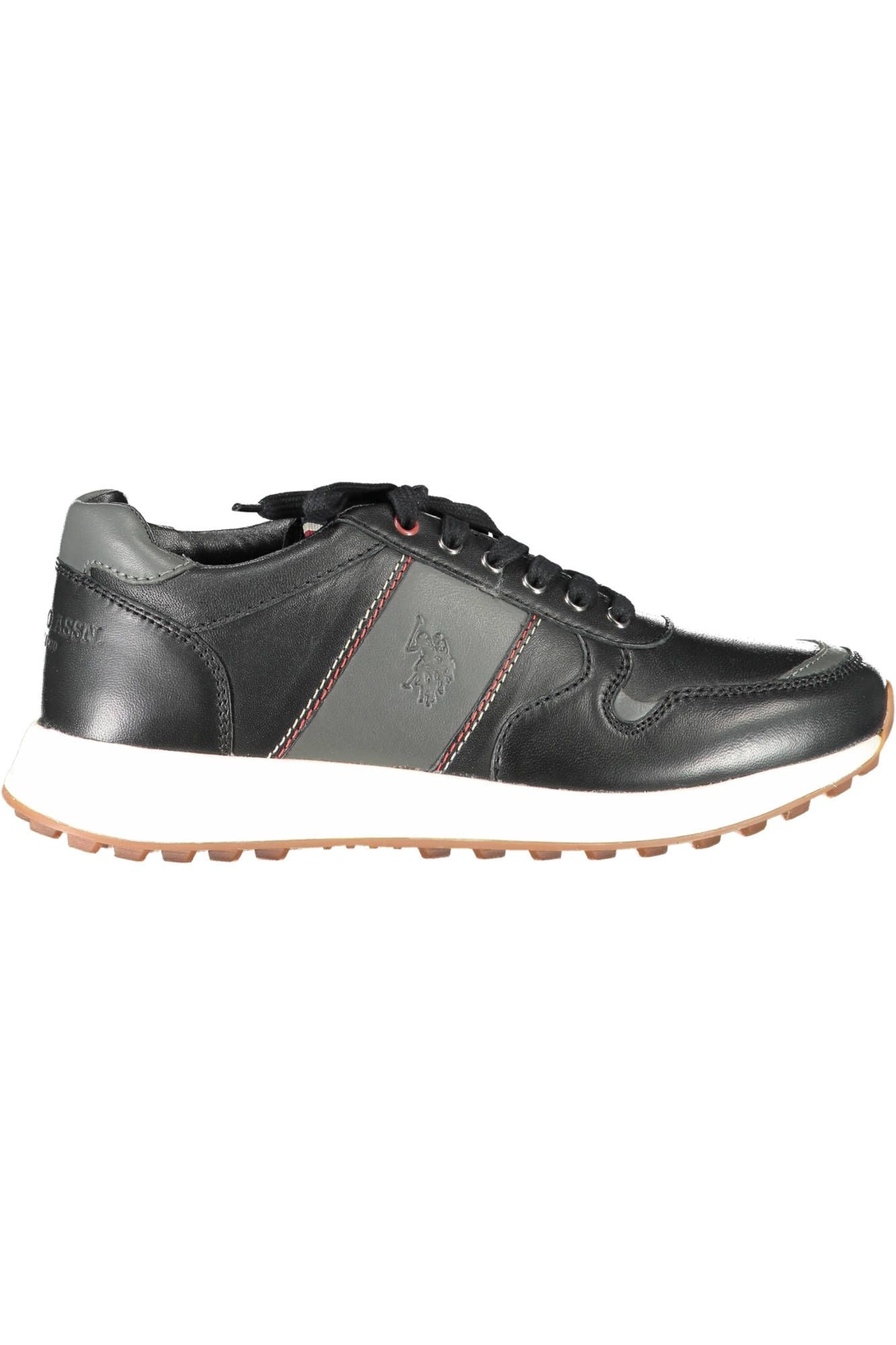 Black Eco Leather Sneaker