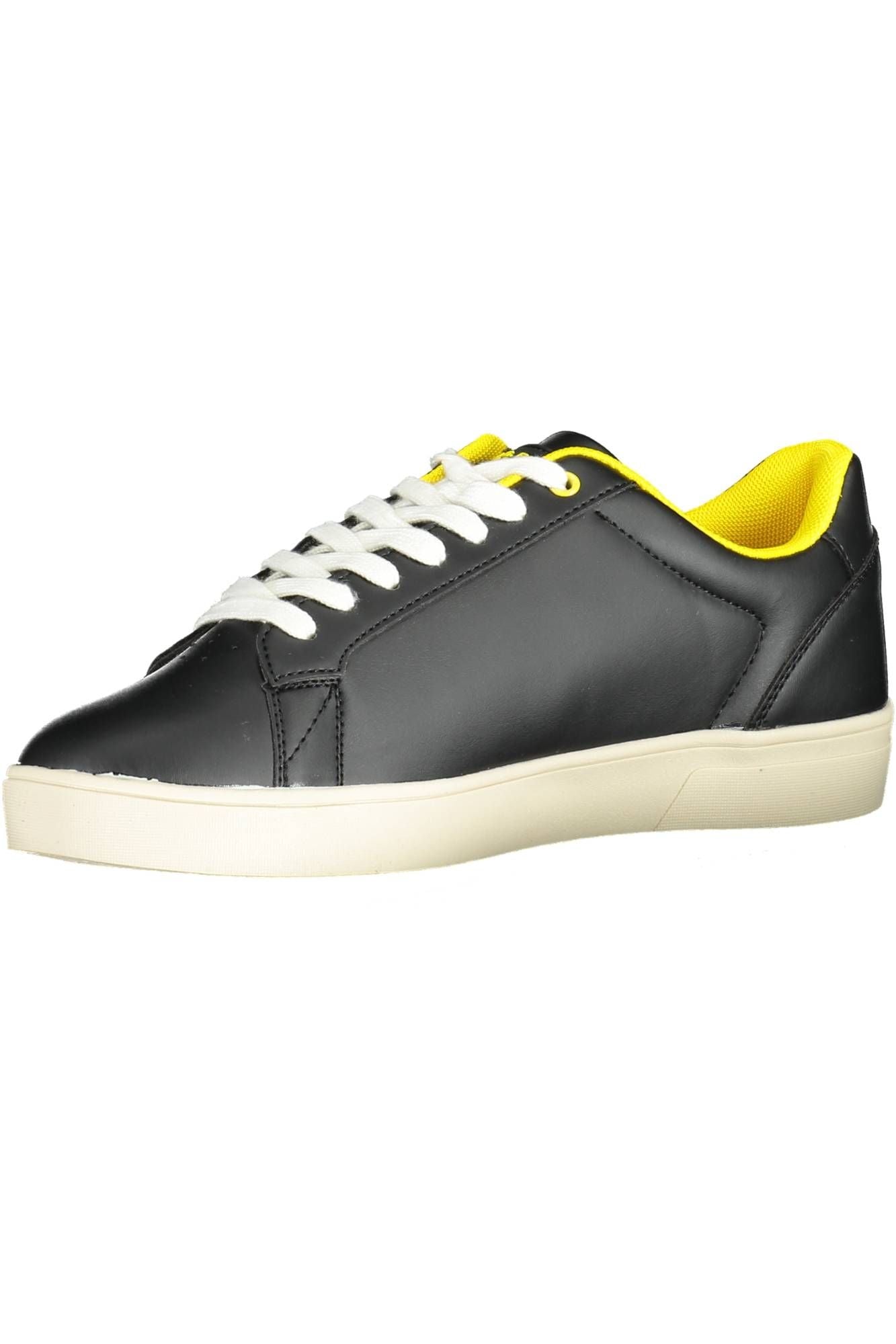 Black Polyester Sneaker