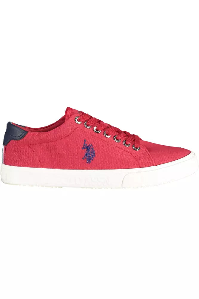 Red Cotton Sneaker