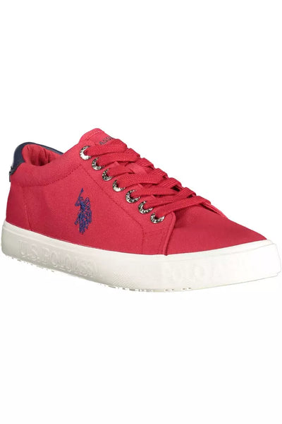 Red Cotton Sneaker