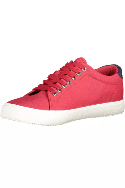 Red Cotton Sneaker