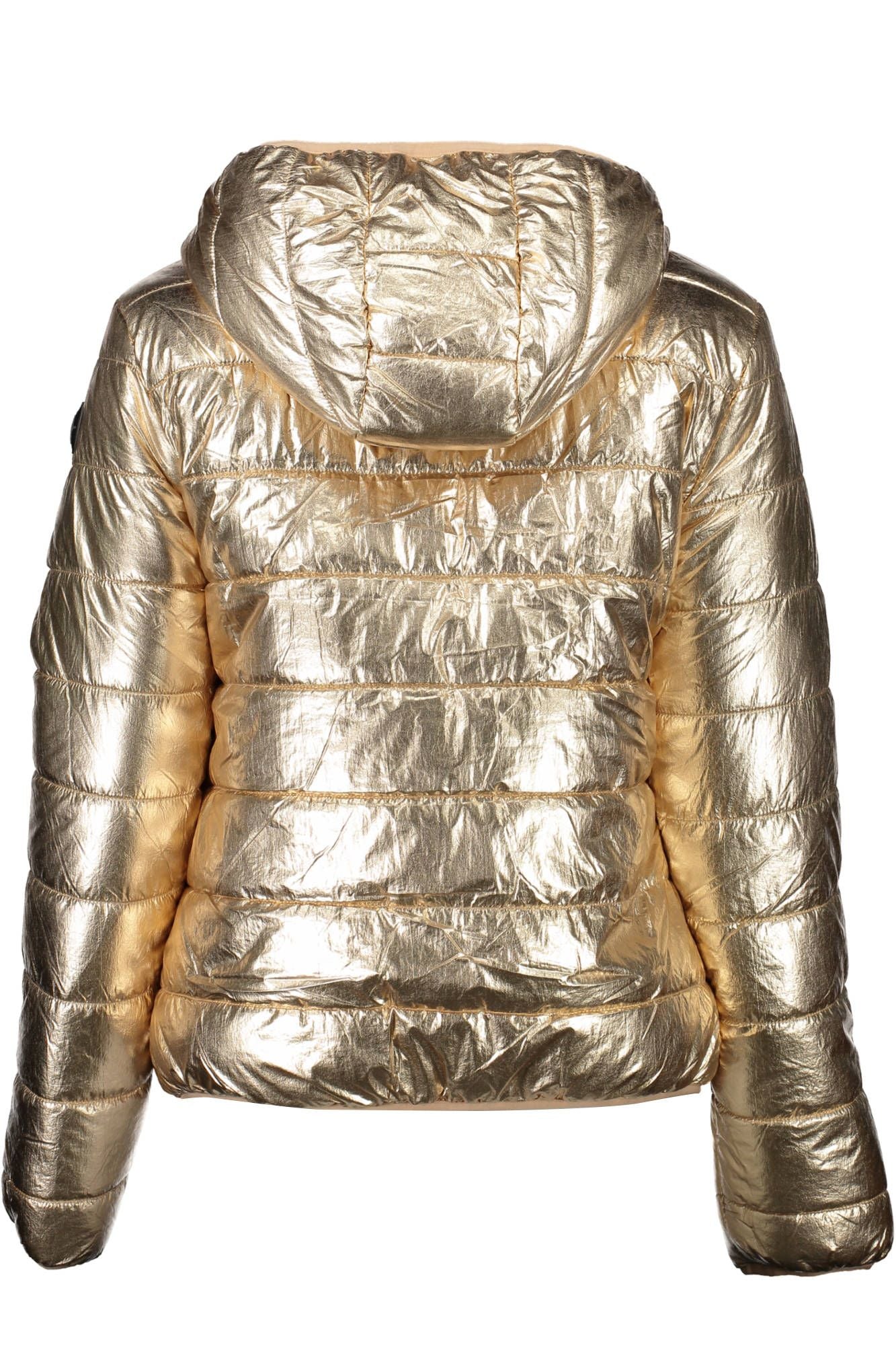 Gold Nylon Jackets & Coat