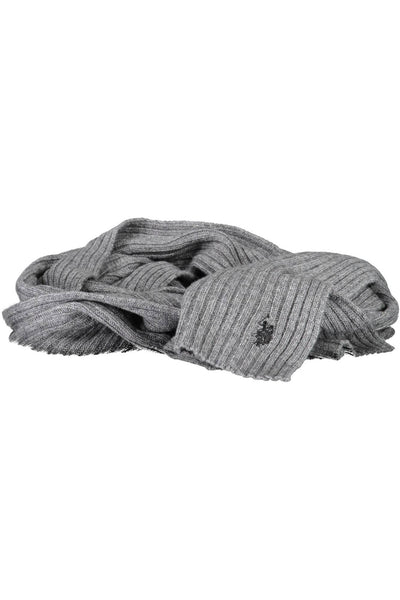 Gray Wool Scarf