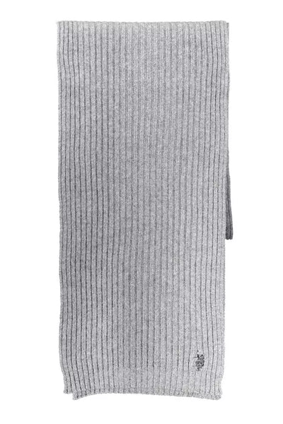 Gray Wool Scarf