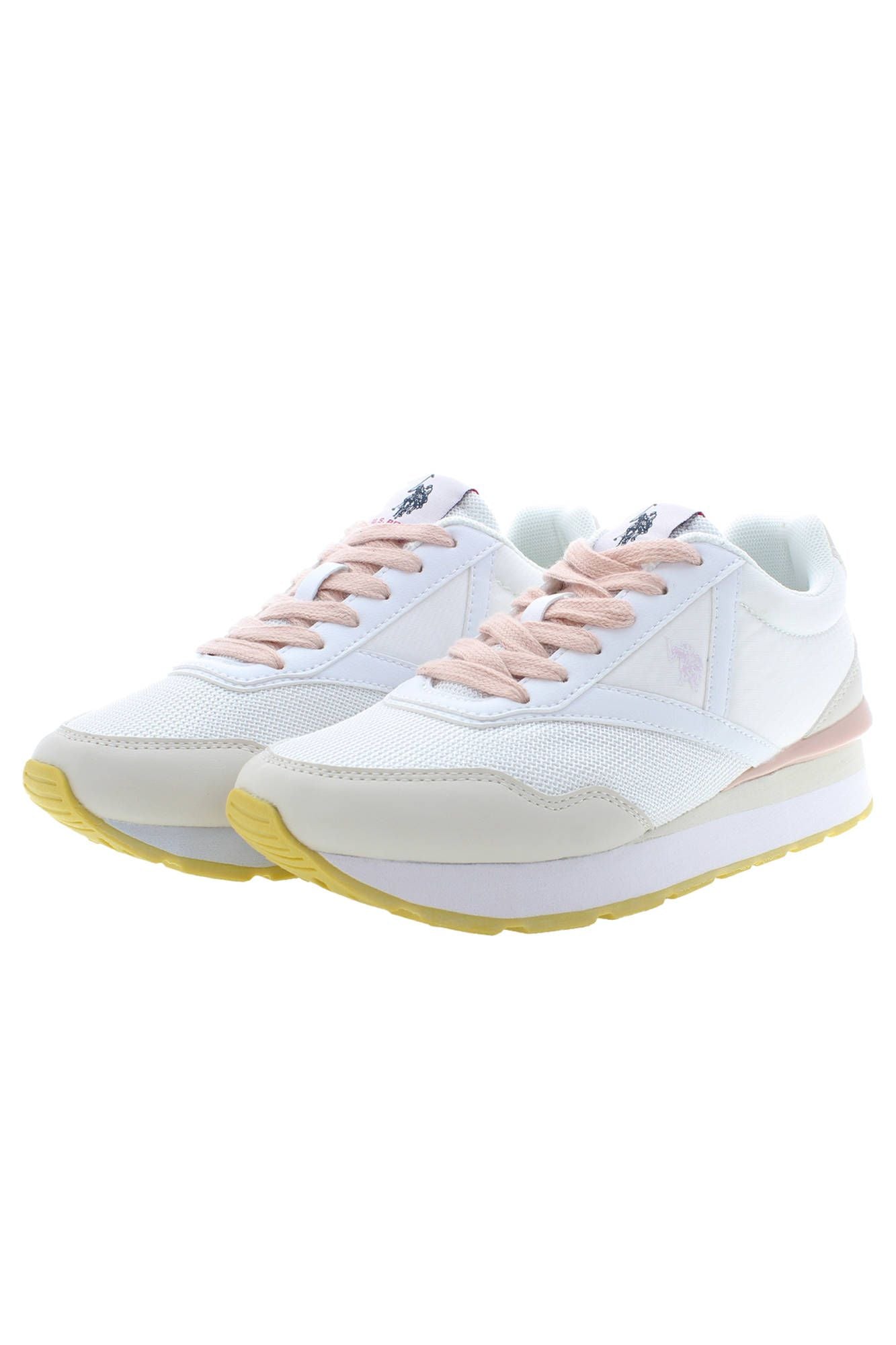 White Polyester Sneaker