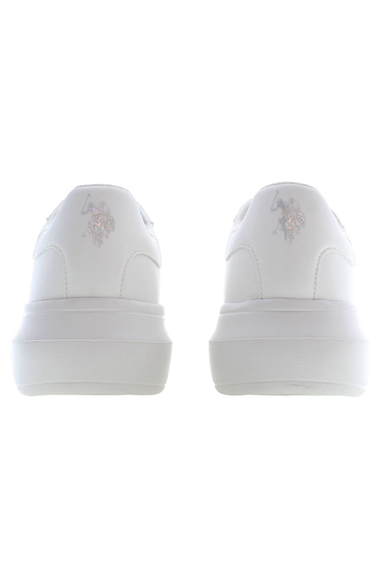 White Polyester Sneaker