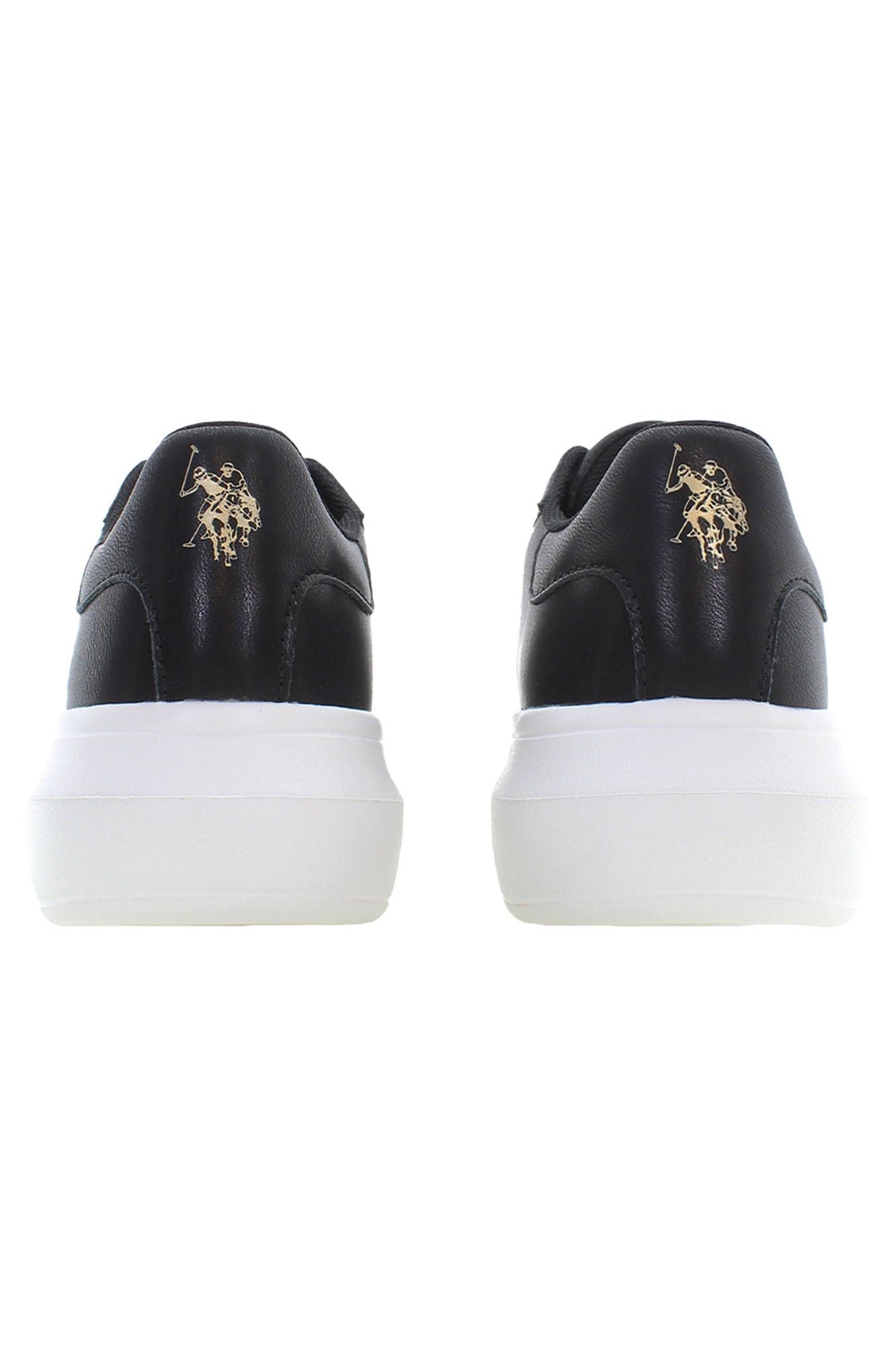 Black Polyester Sneaker