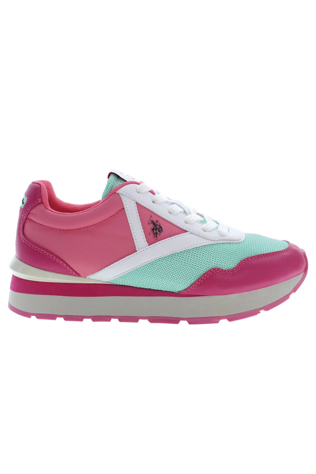 Pink Polyester Sneaker