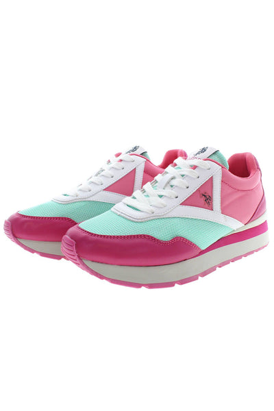 Pink Polyester Sneaker