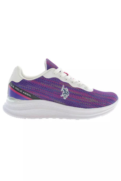 Purple Polyester Sneaker