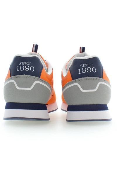 Orange Polyester Sneaker