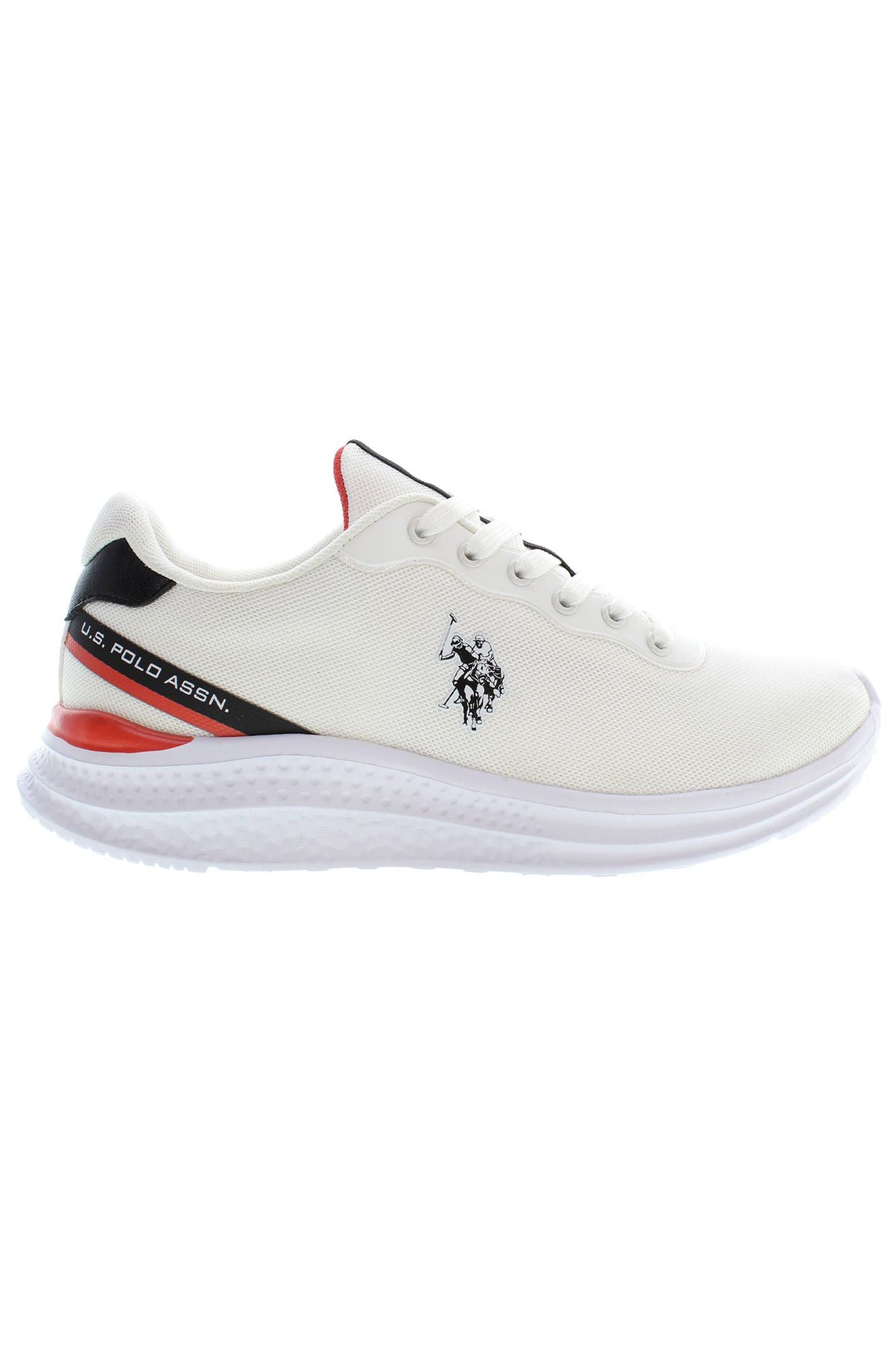 White Polyester Sneaker