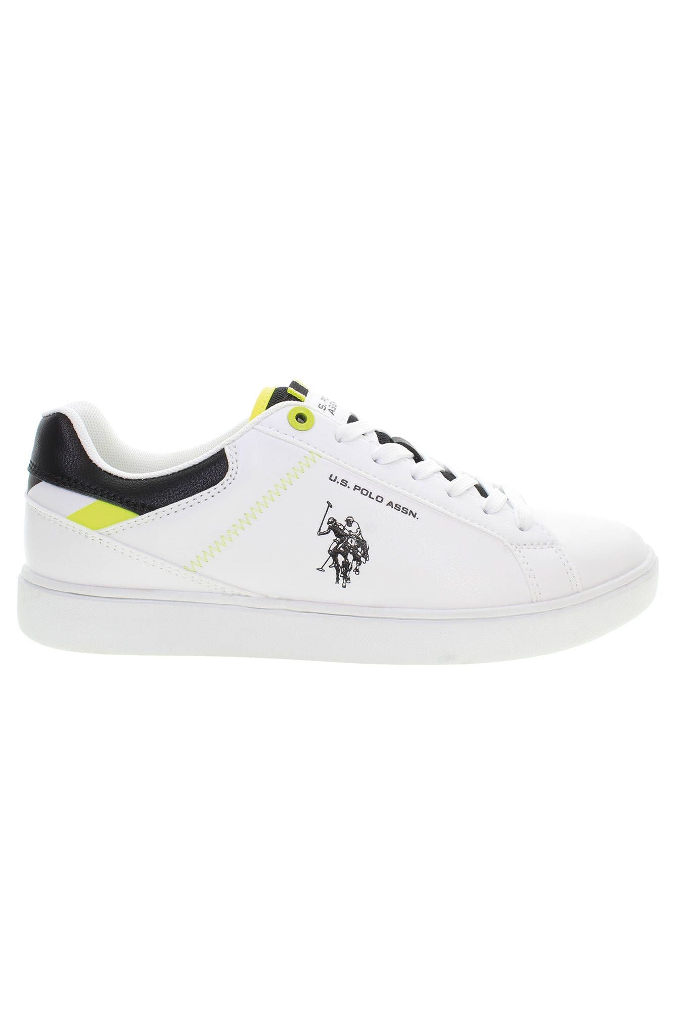 White Polyester Sneaker