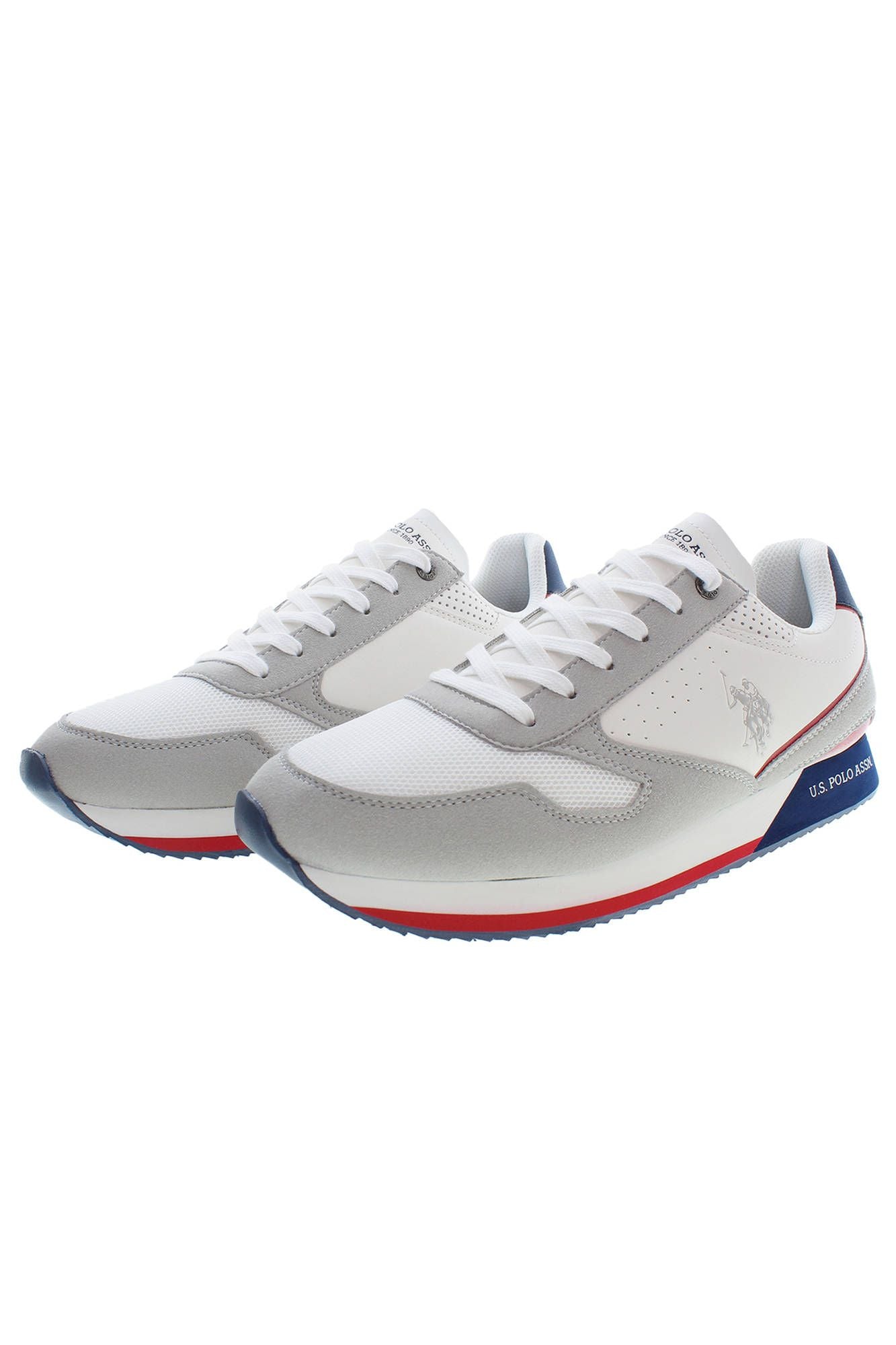 White Polyester Sneaker