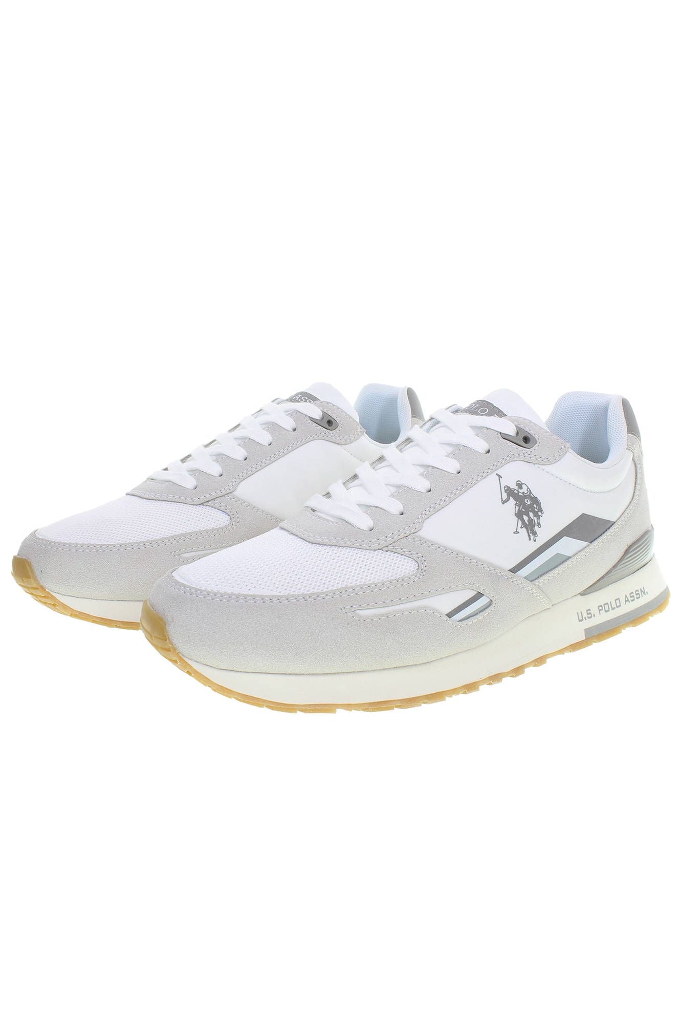 White Polyester Sneaker